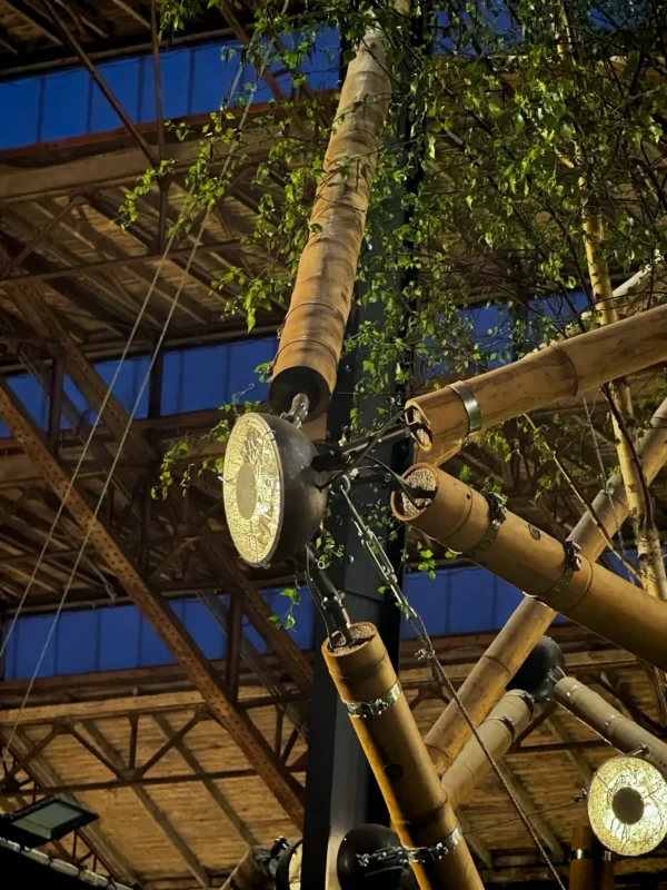 Guadua Bamboo Tensegrity Structure at Floraliën 2026 in Ghent, Belgium