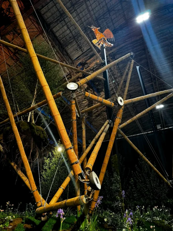 Guadua Bamboo Tensegrity Structure at Floraliën 2026 in Ghent, Belgium