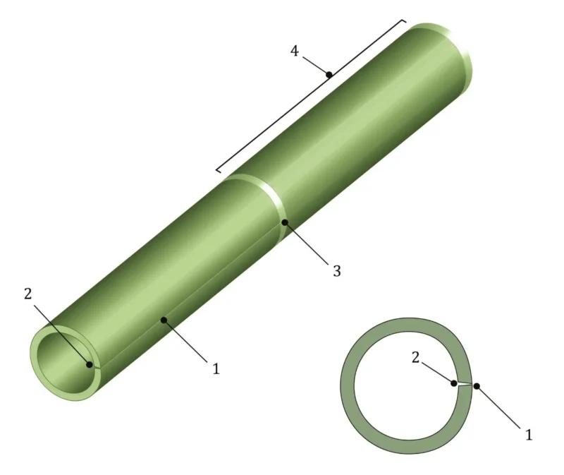 Indentation Bamboo Culm